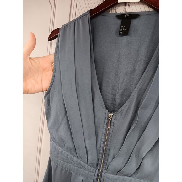 H&M Blue Sleeveless Dress - Picture 3 of 16